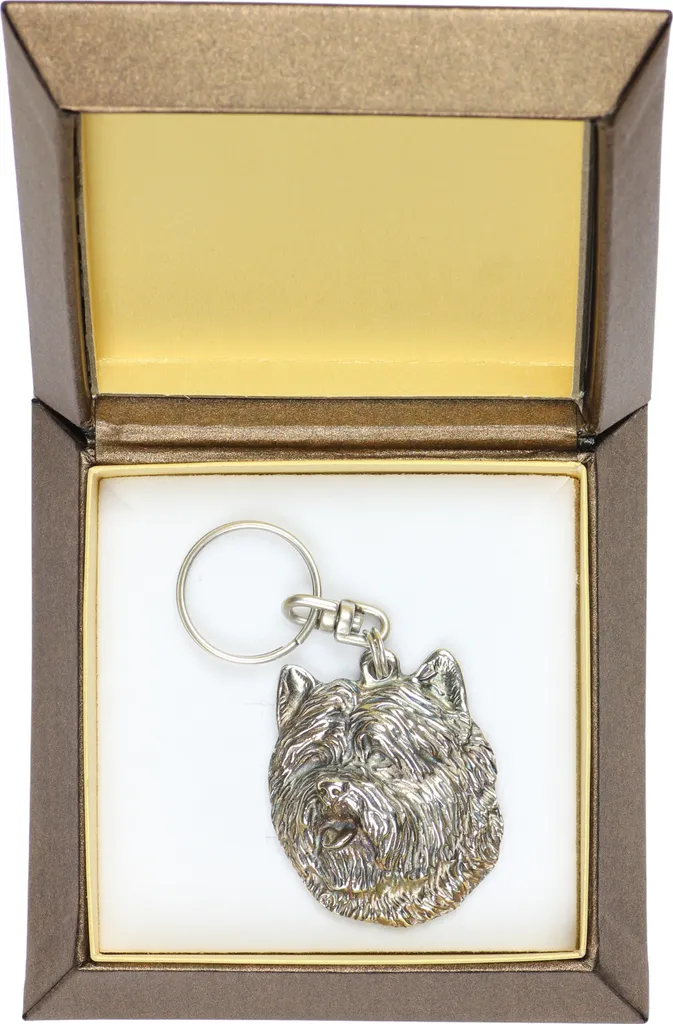 Ciondolo Cairn Terrier Art-Dog Argentato - Idea Regalo Unica
