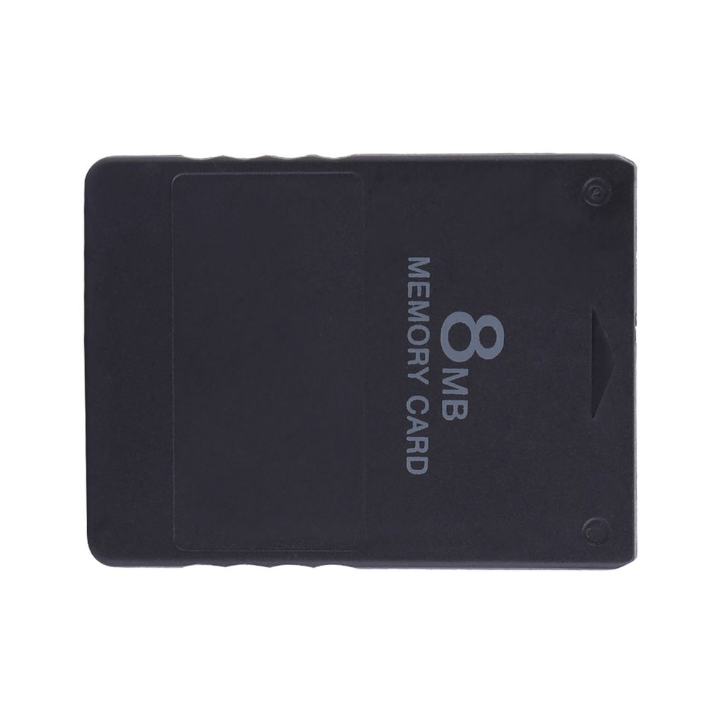 3S CARTE MÉMOIRE 8 Mo,SAUVEGARDE DES DONNÉES DE JEUX POUR PS2 - Noir