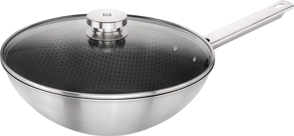 Wok ZWILLING 30 cm rotondo in acciaio inox 18/10