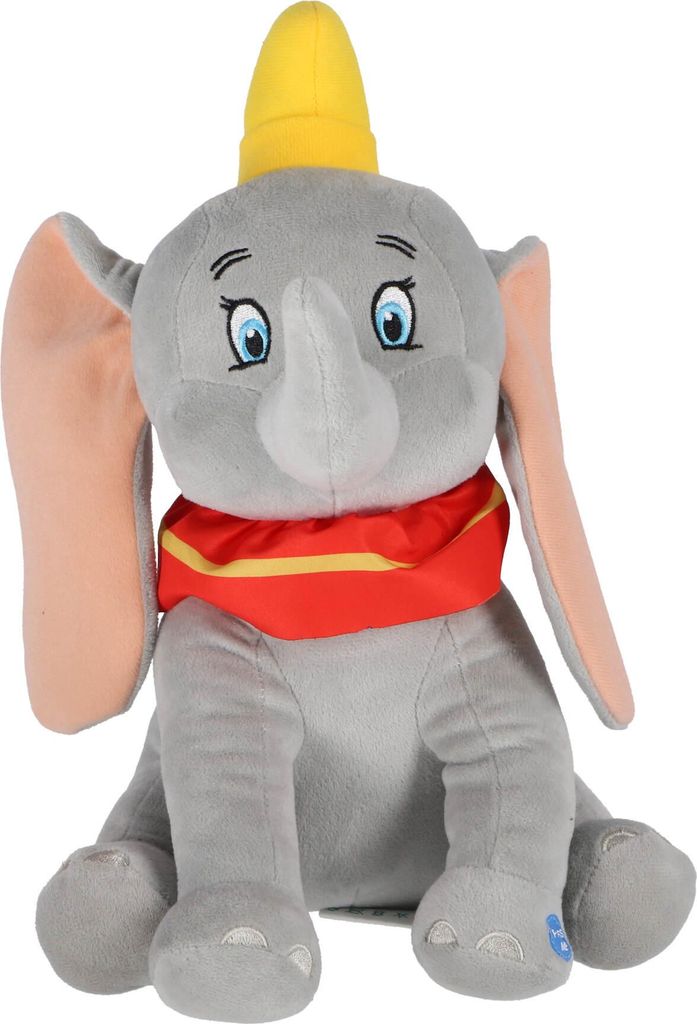 Peluche Disney Dumbo con testa grande e suoni - circa 27 cm Immagine del prodotto 