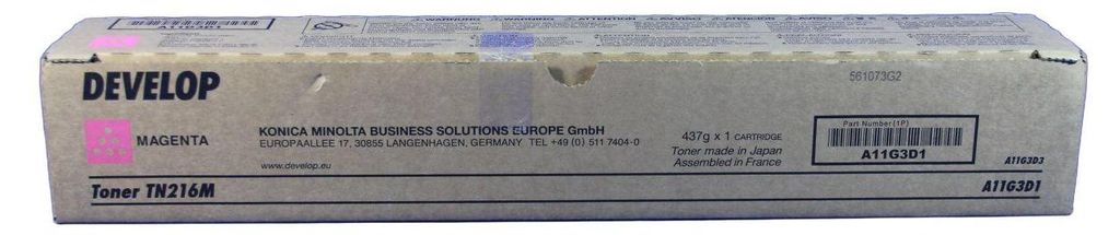 Develop Tonerpatrone - TN-216M - A11G3D1 - magenta - 26.000Seiten