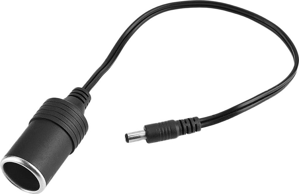Zigarettenanzünder Buchse zu DC 5.5 * 2.1mm Buchse Stecker Netzteil Adapterkabel