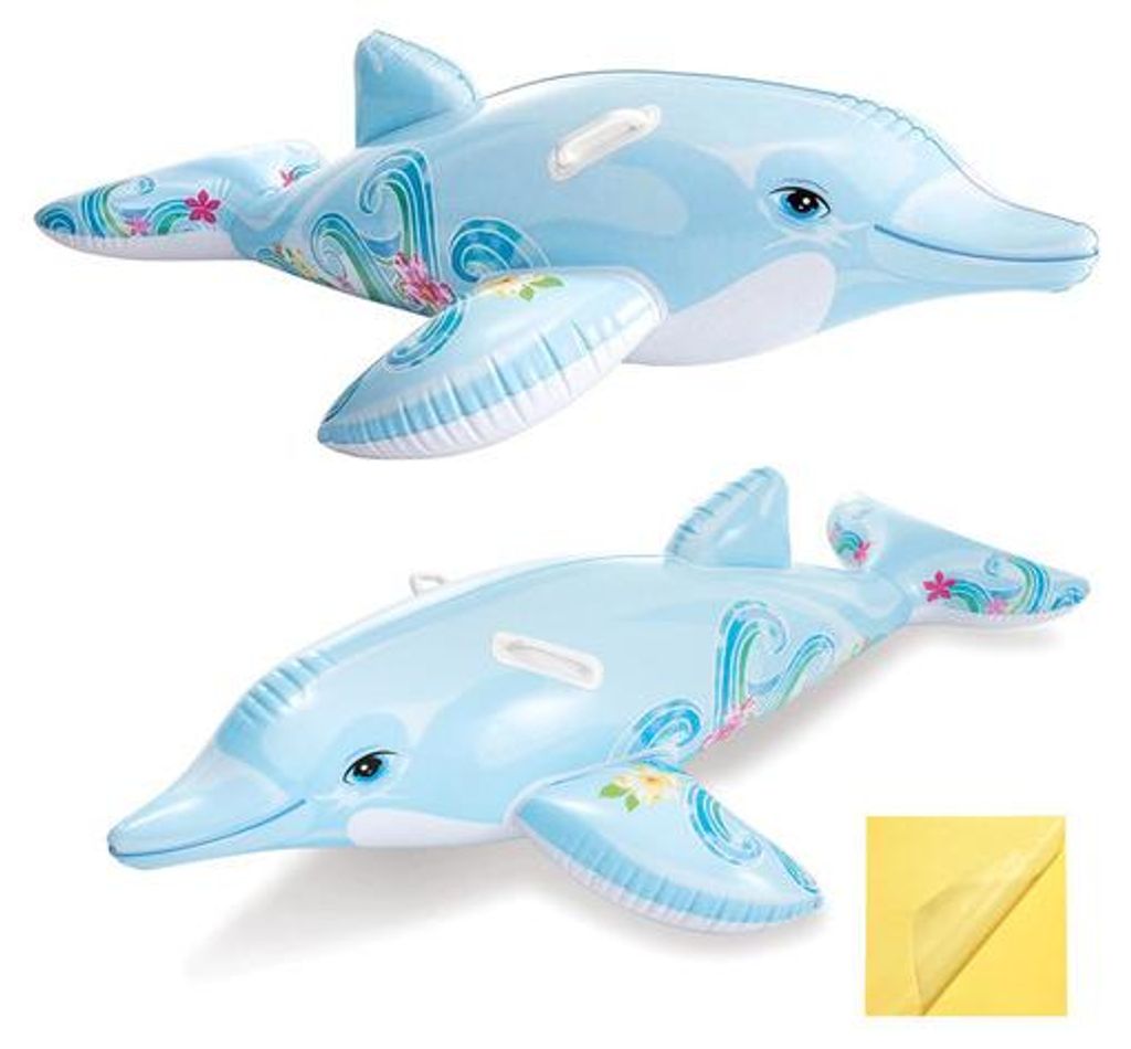 INTEX 58535NP - Dauphin gonflable, dimensions : 175 x 66 cm Image du produit 