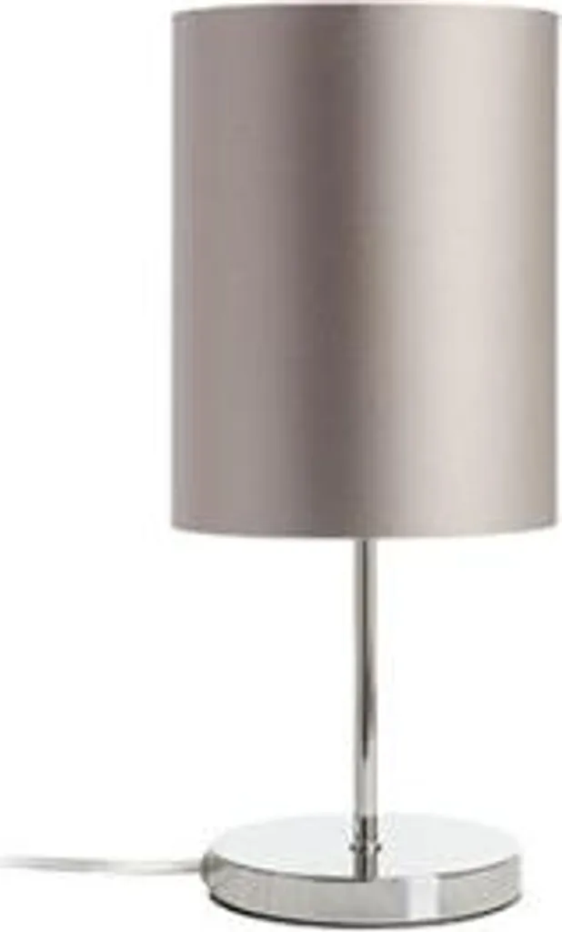 Lampada Minimal NYC/RON 15/20 Polycotton Nero e Nickel 15W LED