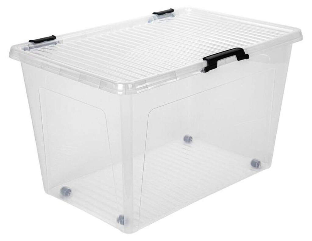 Scharnierbox 52L Aufbewahrungsbox Spielzeugkiste 60x40x35cm Produktbild 