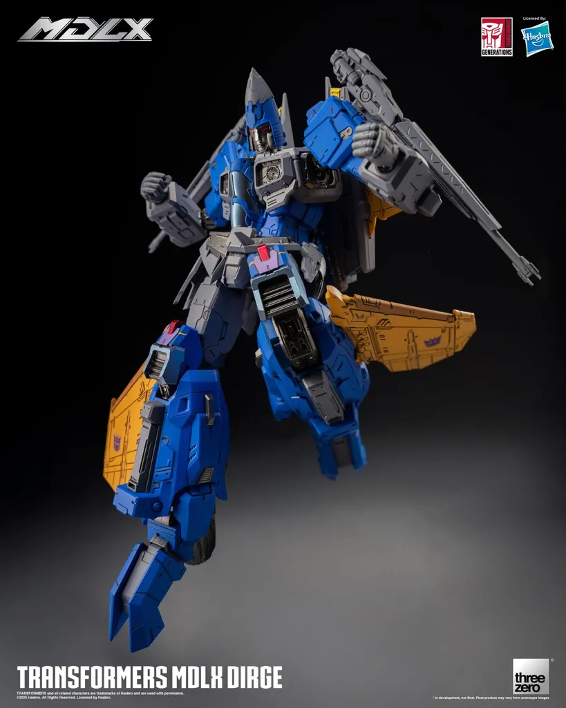 Figurine Transformers MDLX Dirge 20 cm articulée haute précision - 12