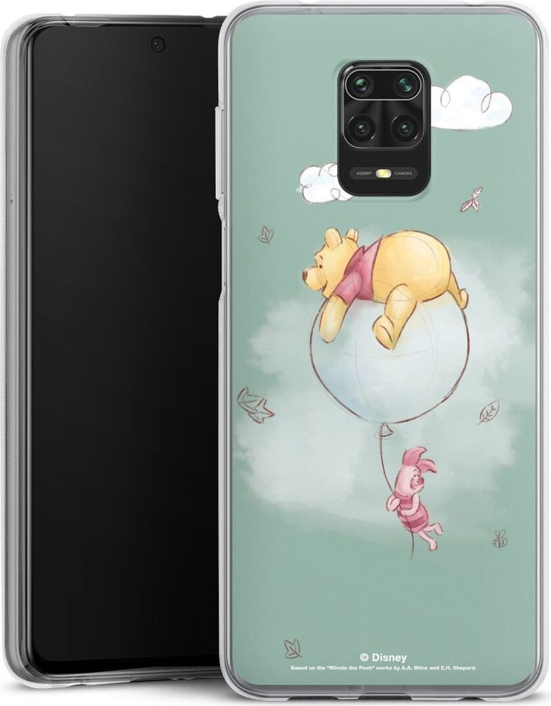 DeinDesign Handyhülle für Xiaomi Redmi Note 9 Pro Silikon Hülle Case Smartphone Schutzhülle Bär Disney Winnie Puuh