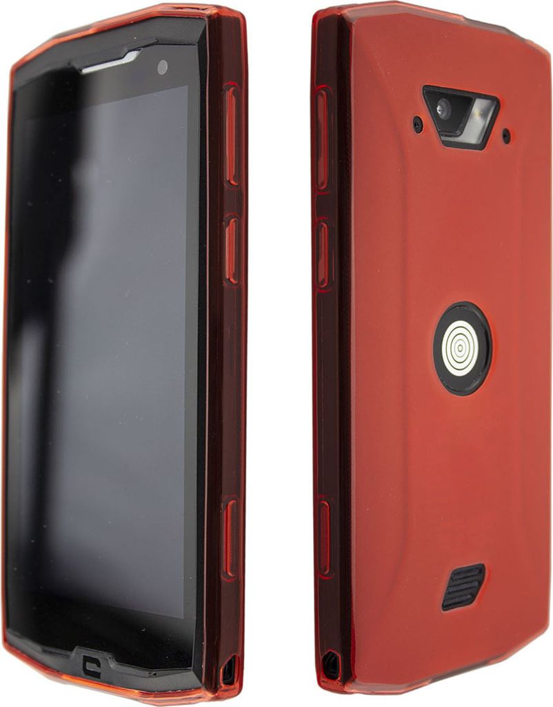 TPU-Hülle Core-M4/ M4 Go, rot+Folie