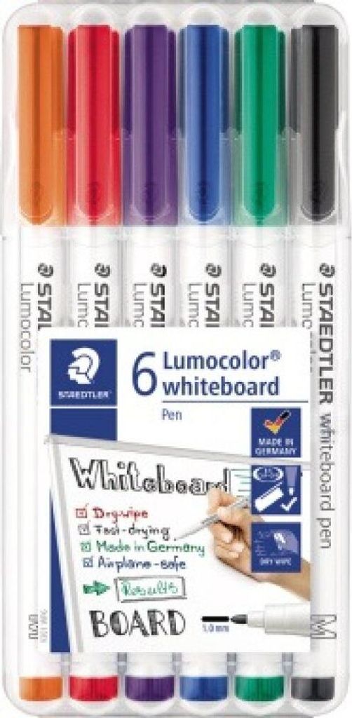 STAEDTLER Lumocolor Whiteboard-Marker 301 6er Etui Produktbild 