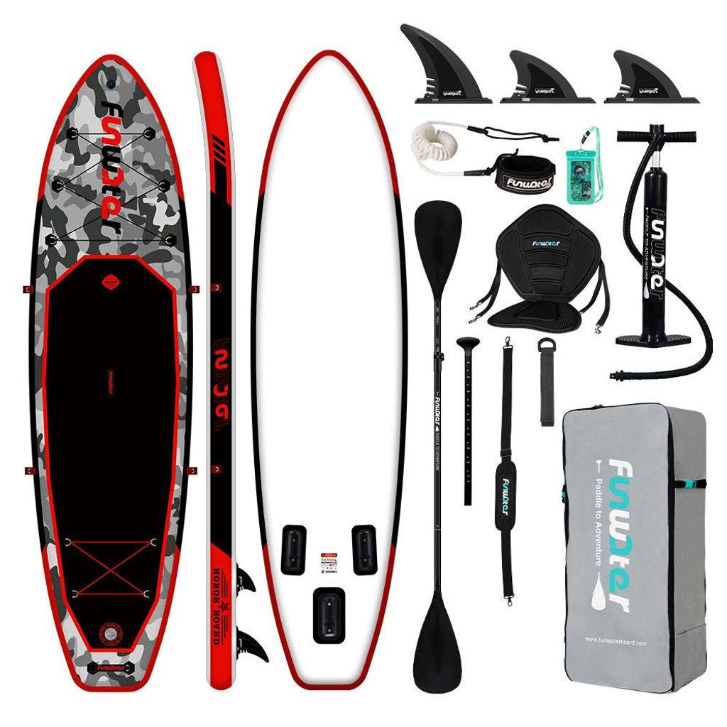 Funwater Aufblasbares Stand Up Paddling Board, Paddle Produktbild 