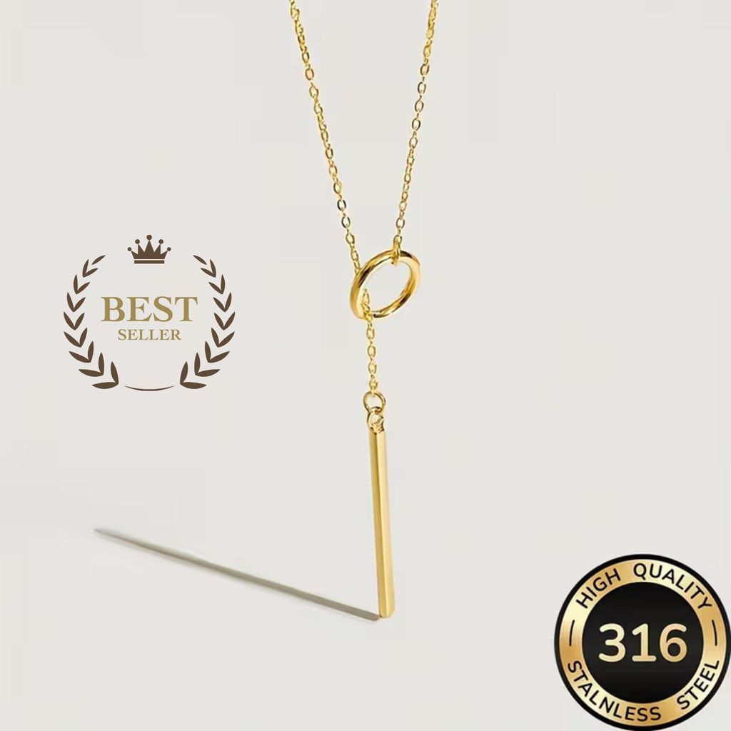 XCOAST Damen Halskette, Edelstahl, Gold - perfektes Produktbild 