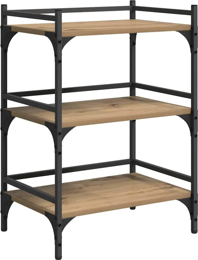 SYFAX Carrello Servizio Rovere 50x35x75.5 | Design Moderno Cucina - 5