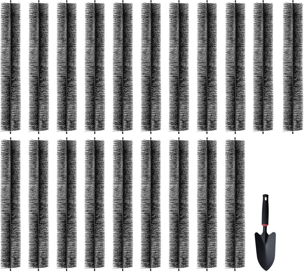 Dachrinnenbürste, 18 m Gesamtlänge, φ13,3 cm Durchmesser, Dachrinnenreinigungswerkzeug, Laubschutz für 12,7 cm Dachrinnen, entfernt mühelos Bl...