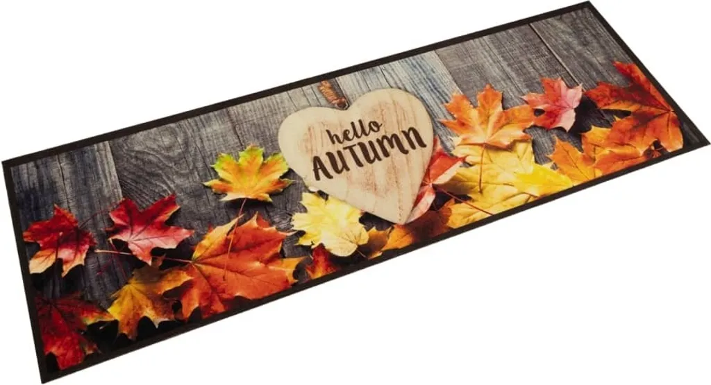 Tapis de Sol Cuisine Automne 60x180 cm - Protection Velours Confortable