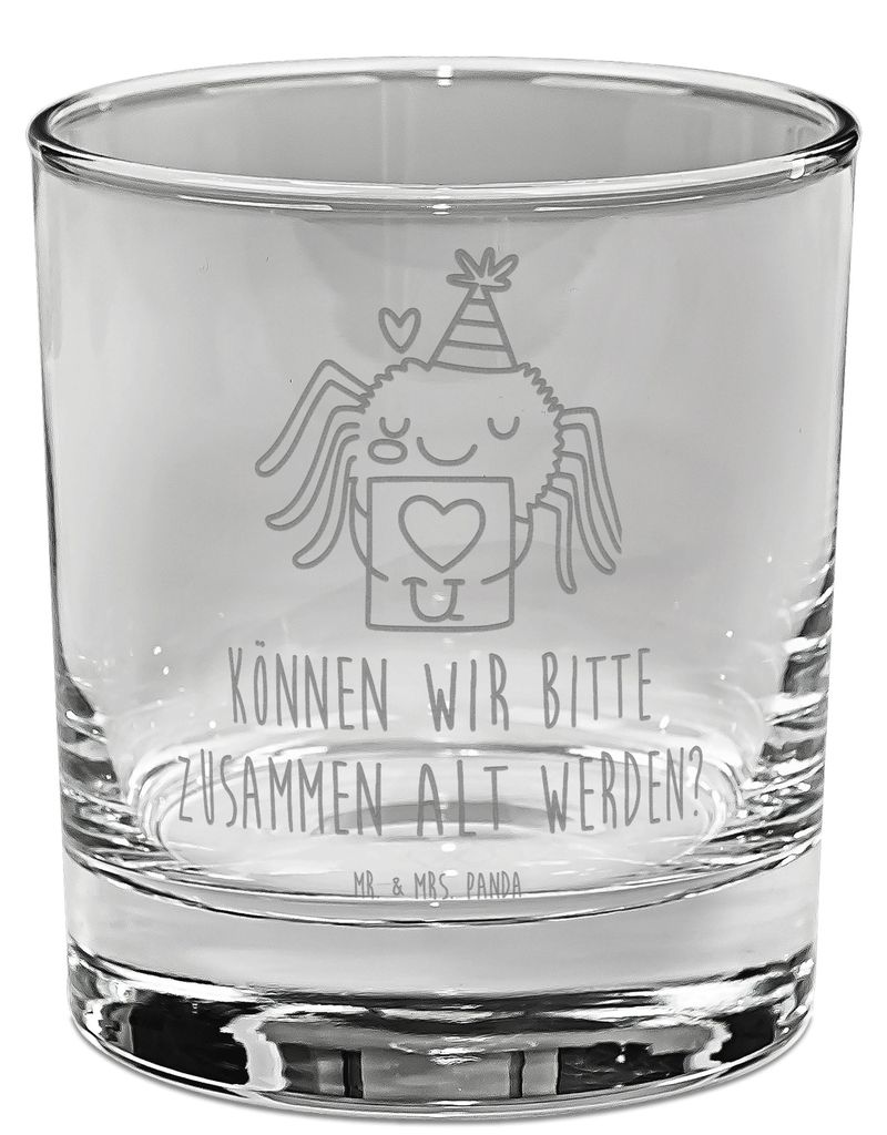 Mr. & Mrs. Panda Glas Spinne Agathe Brief - Transparent - Produktbild 