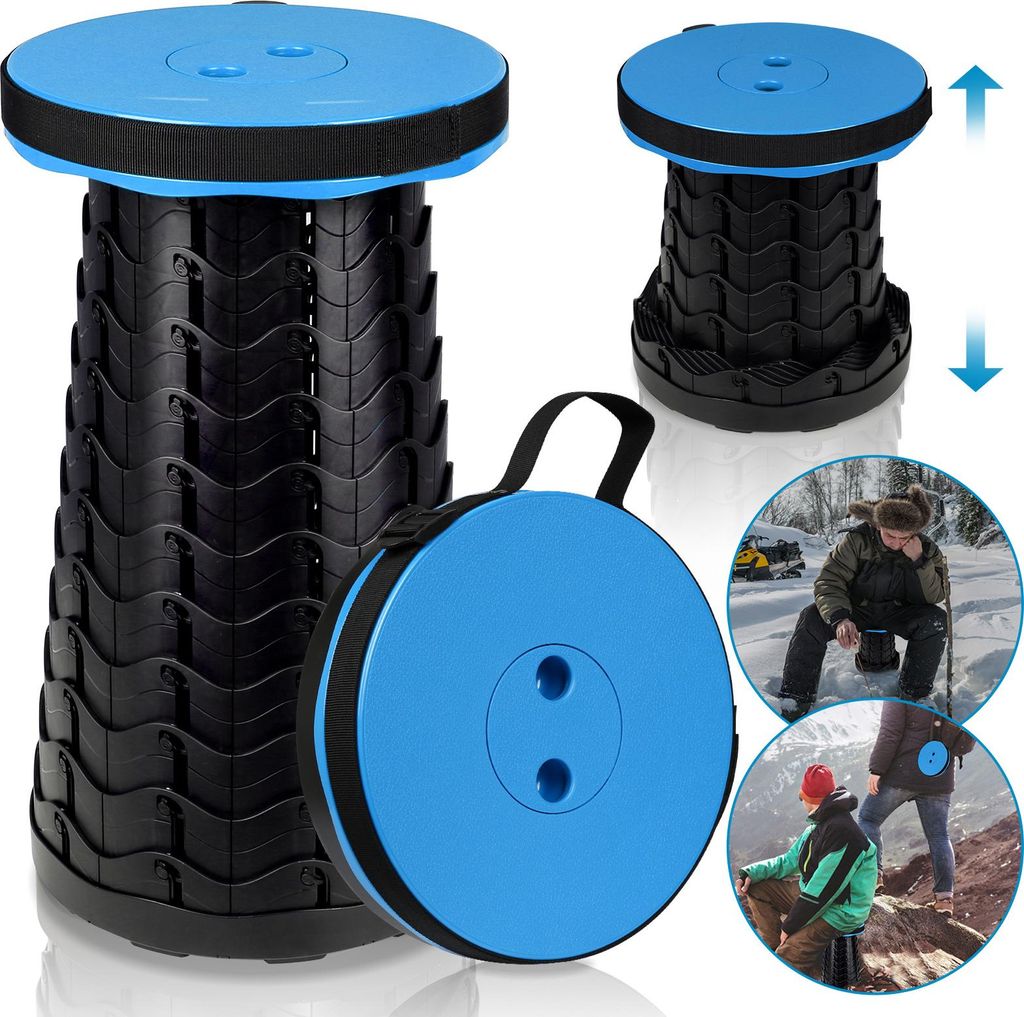 Jayseuw Tragbarer Klappstuhl Kompakt Leichte Teleskop,150kg Produktbild 