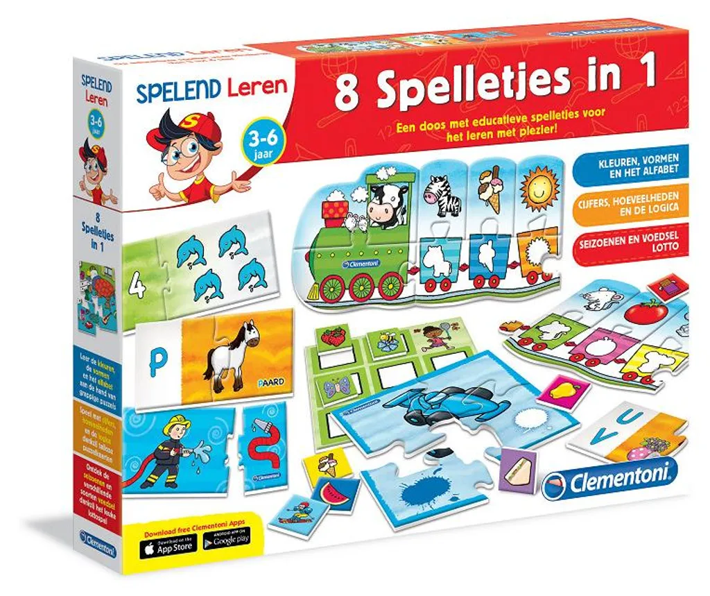 Jeu Éducatif 8 en 1 : Solution Complète pour l'Éveil de votre Enfant
