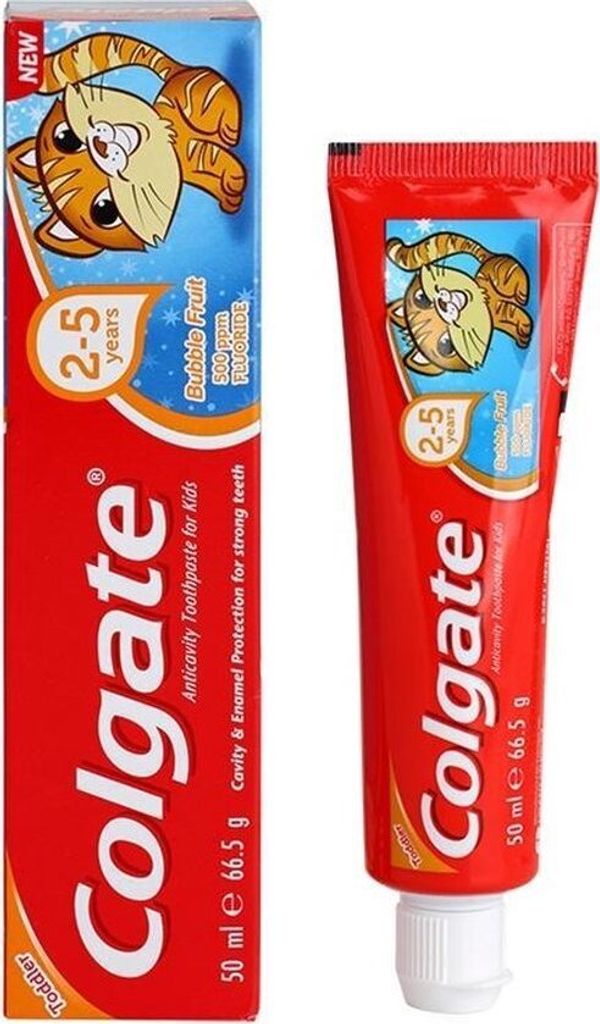 Colgate Dentifricio Bubble Fruit Bambini 2-5 anni 50ml Immagine del prodotto 
