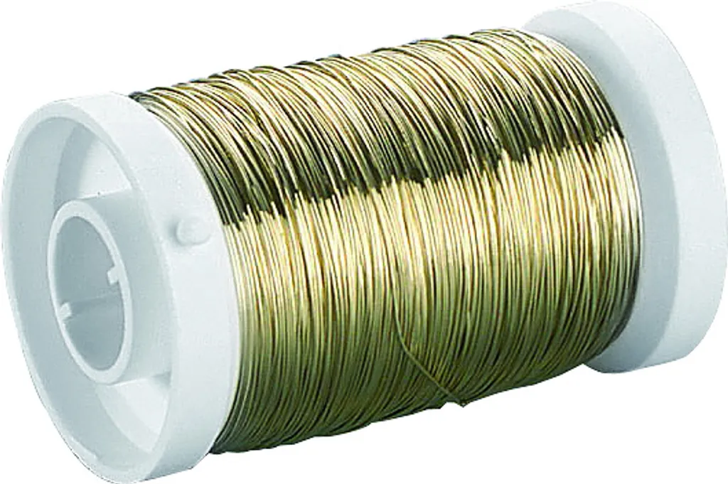 Fil de Laiton Flexible 0,3mm Bobine 150m pour Bijoux et Maquettes