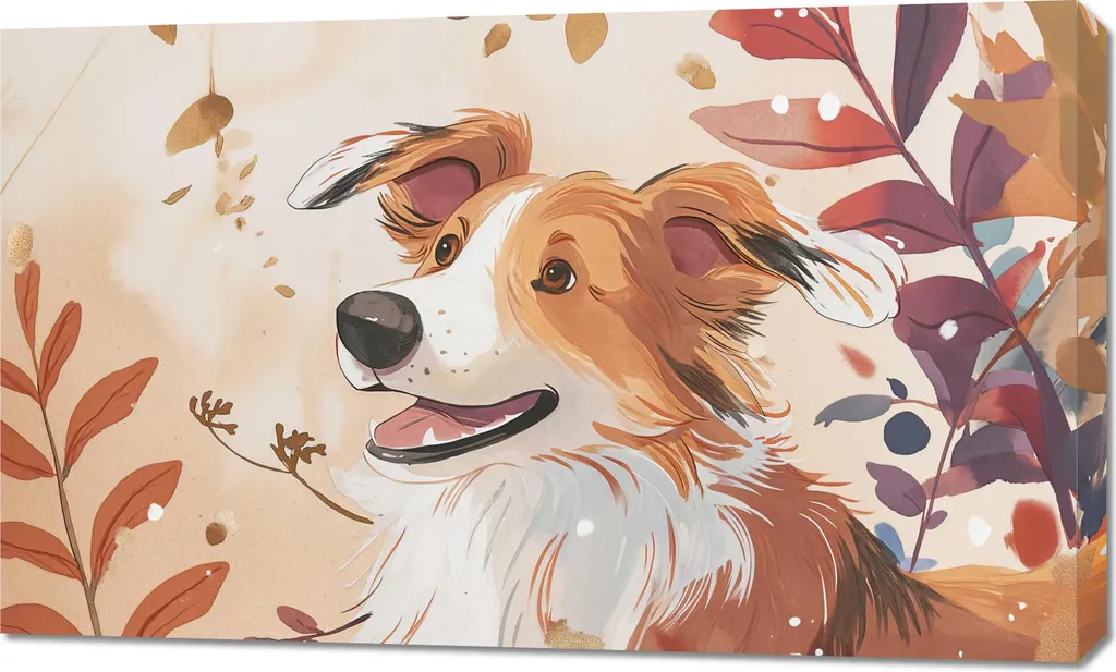 Tableau Image 100 x 60 cm Colley en automne - Décoration Murale Nature