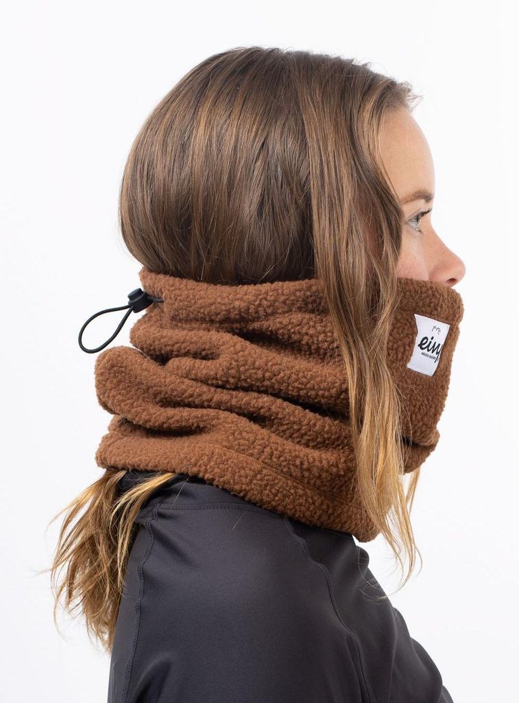 EIVY Women Neckwarmer Beanie Sherpa brown
