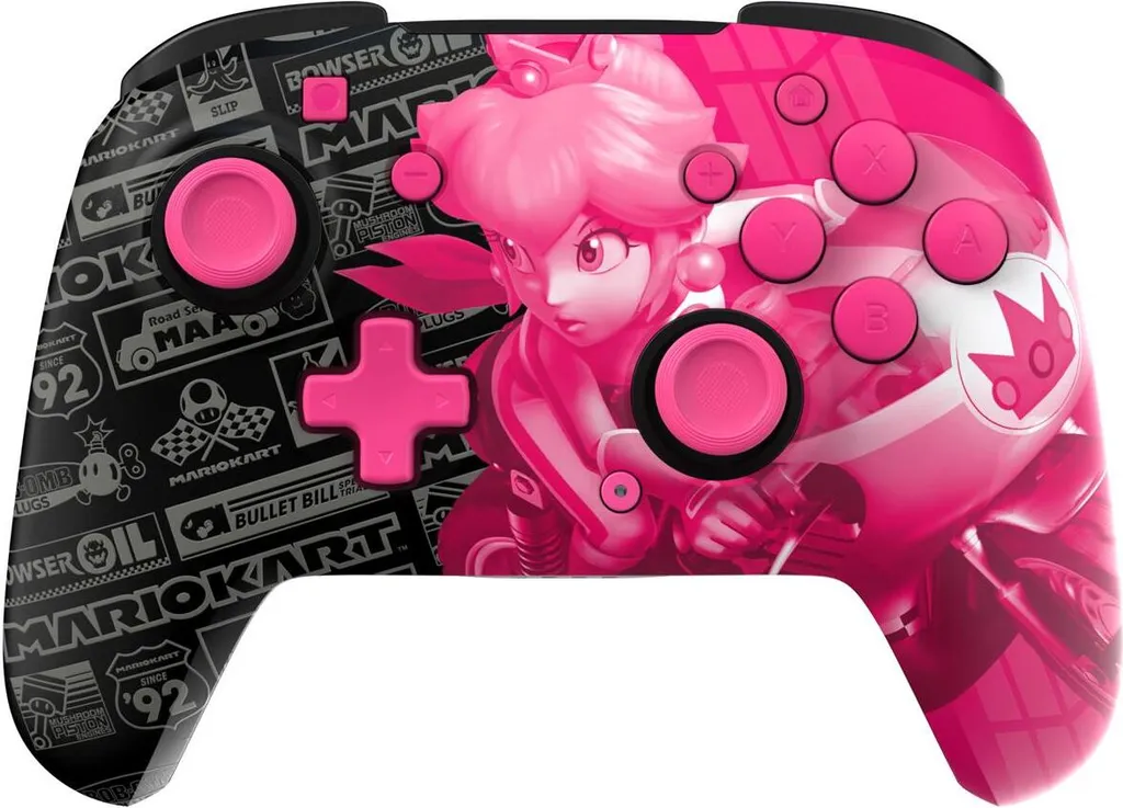 Manette PDP Rematch Wireless Peach : jouez sans fil et dans le noir