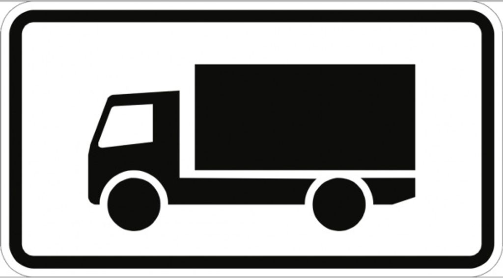 Verkehrsschild VZ1010-51, Kraftfahrzeuge mit einer zulässigen ..., Alu, RA1, ...