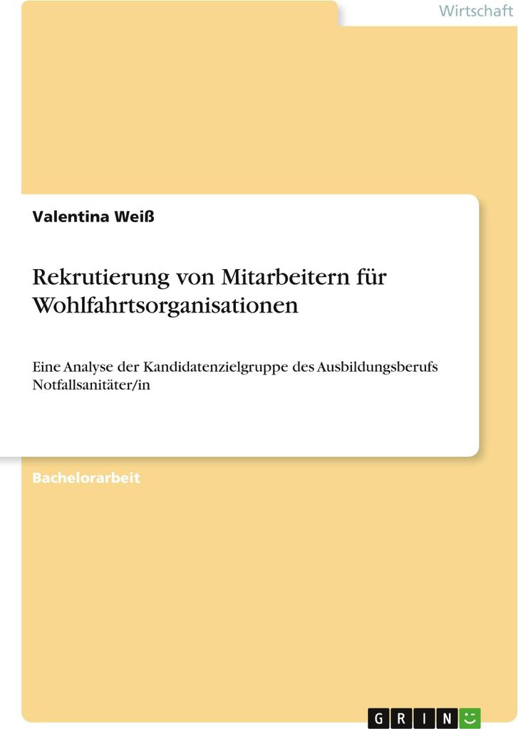 Rekrutierung von Mitarbeitern für Wohlfahrtsorganisationen