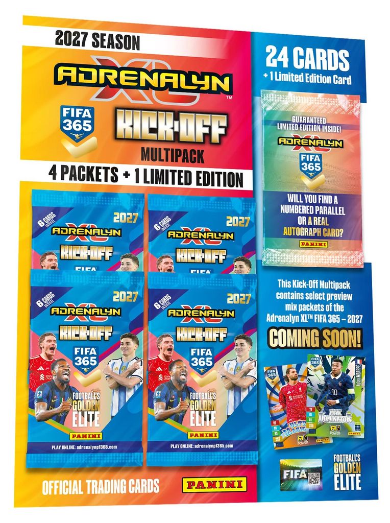 Fifa 365 Adrenalyn XL 2027 Multipack Startpakket - Panini Productafbeelding 