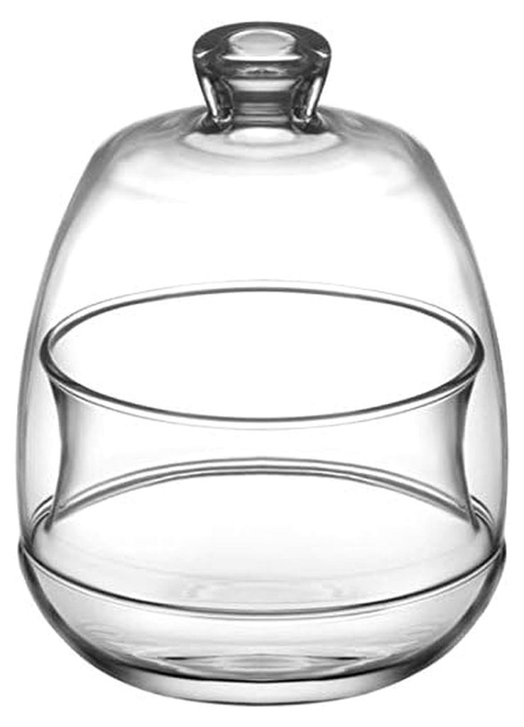 LAV Zuckerschale aus hochwertigem Glas Kapazität: 255 ml Zuckerdose Marmeladenglas Serie Cilek
