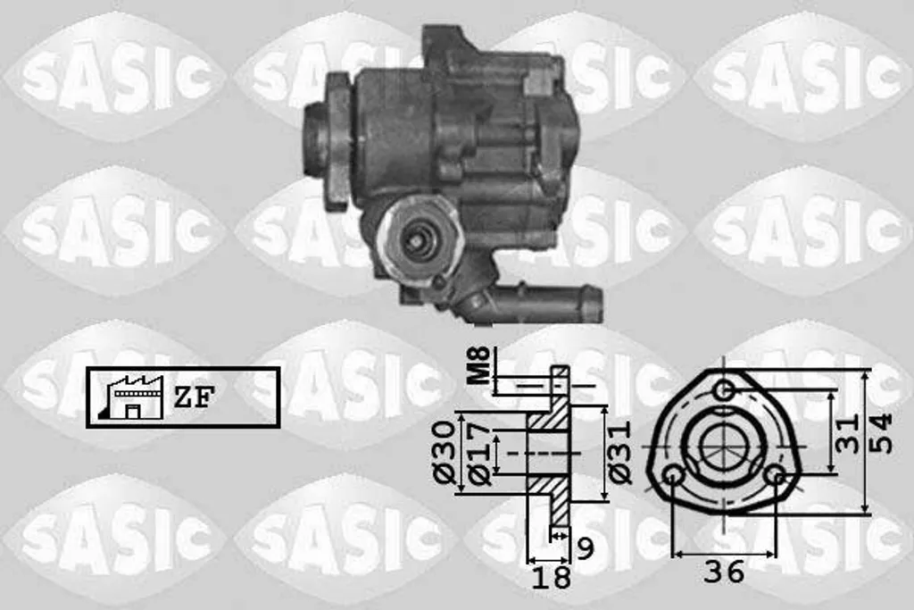 Pompe de direction SASIC 7076023 pour Golf IV et New Beetle