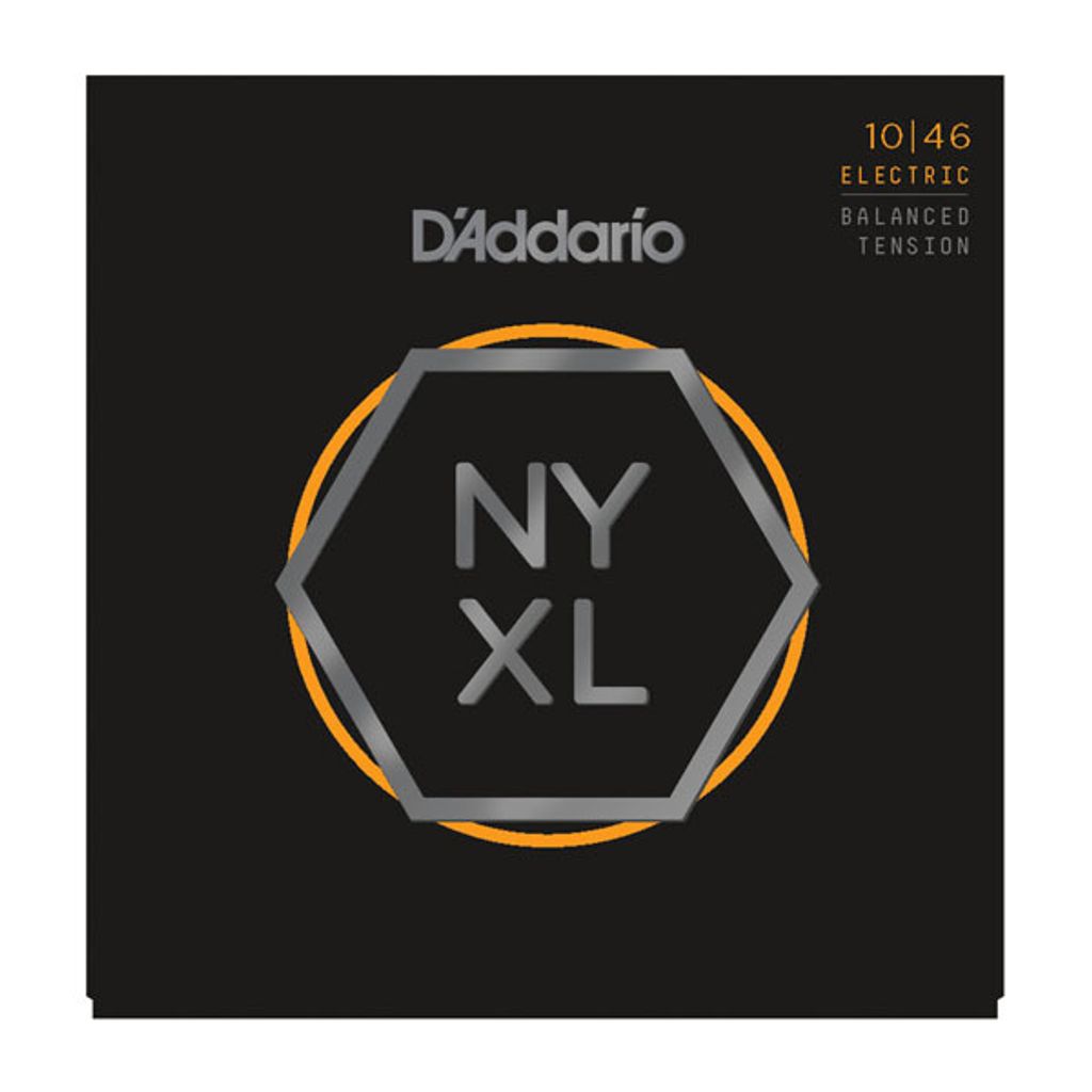 D'Addario NYXL1046BT Nickel Wound E-Gitarrensaiten, Balanced Tension, 10-46