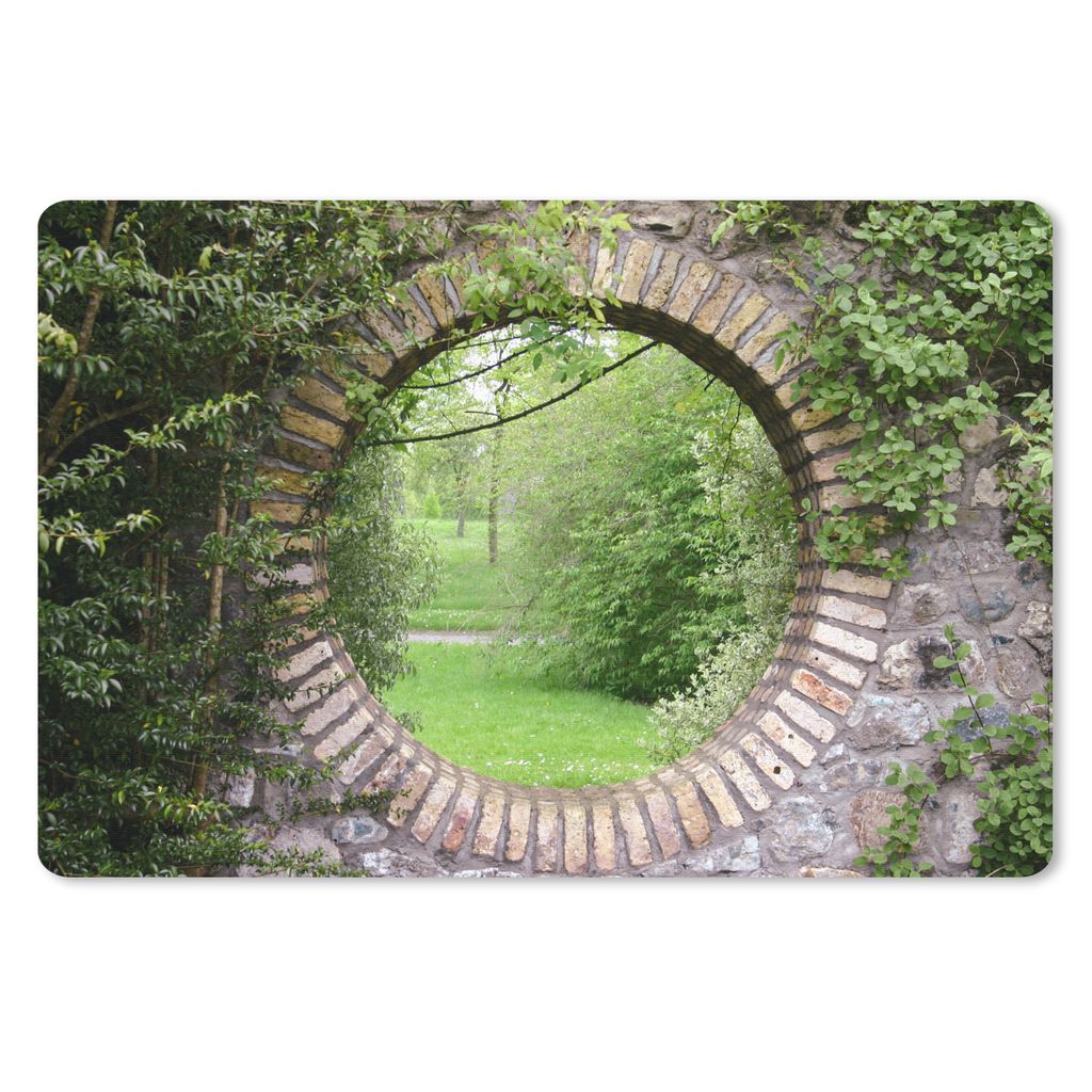 MuchoWow Mauspad Mousepad Park - Aussicht - Natur 27x18 cm - Mousepads - Maus Mat - Pad - Mausunterlage - Büroartikel - Desk Matten