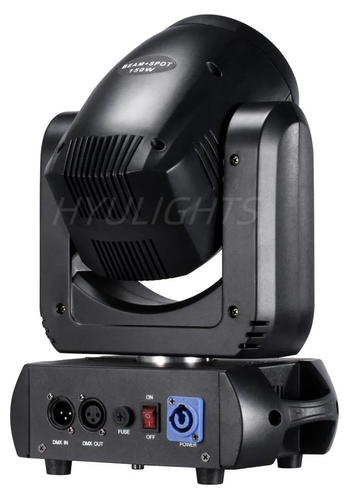 Projecteur à tête mobile DMX avec effets polyvalents - Prise EU