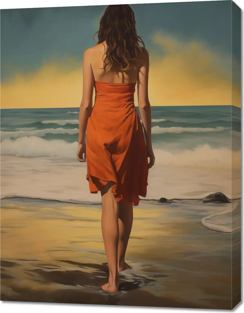Décoration Murale 70x90 cm Fuite vers les racines - Idée Cadeau Art