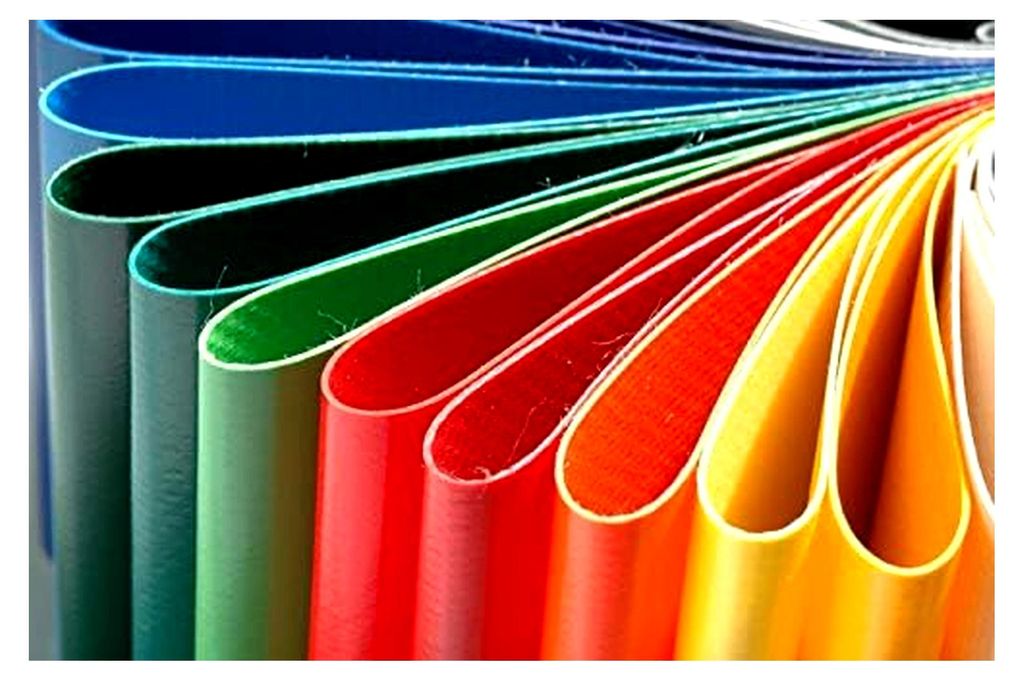 PVC-Planenreste für Taschen aus LKW-PVC (10 kg)