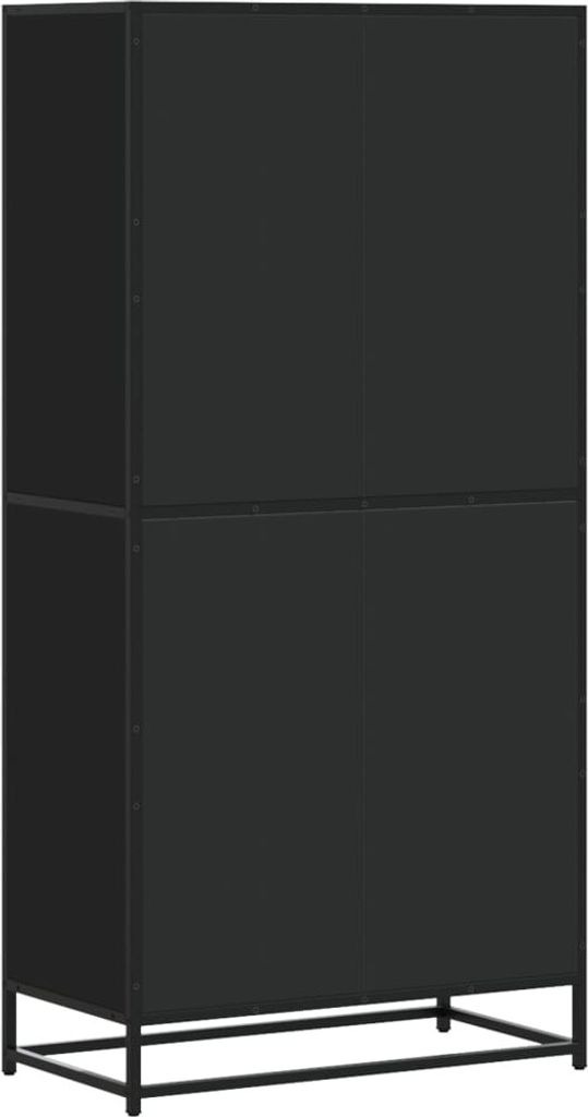 vidaXL Tablica wysoka czarna 68x35x139 cm materiał Zdjęcie produktu 