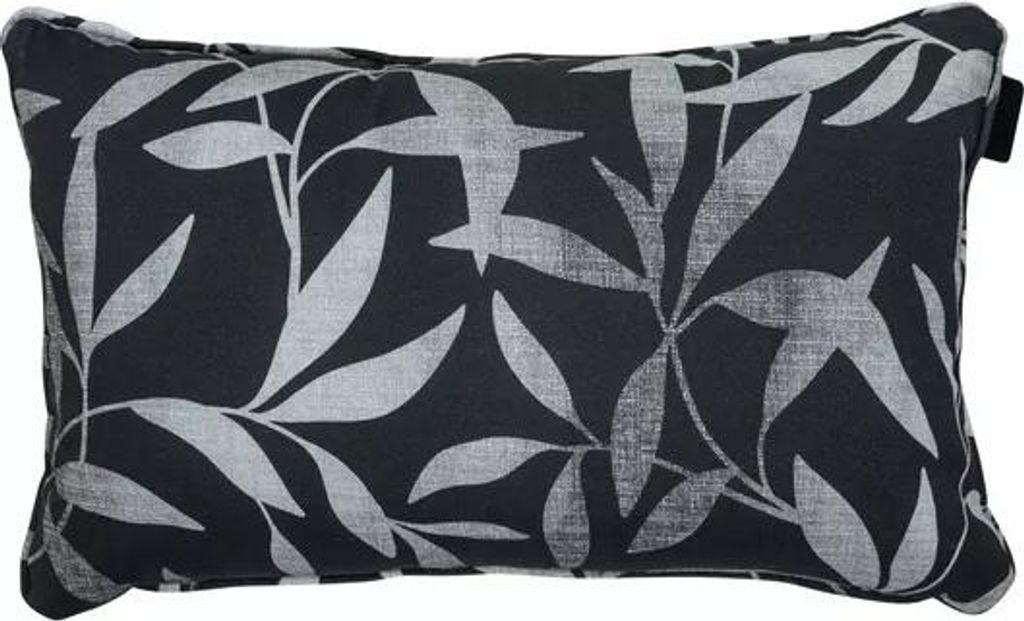 Outdoor-Kissen FERGUS 50x30 cm, schwarz Produktbild 