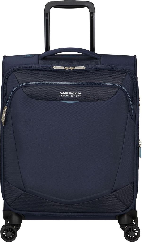 American Tourister Summerride Spinner 55 / 20 EXP TSA Trolley Navy dunkelblau