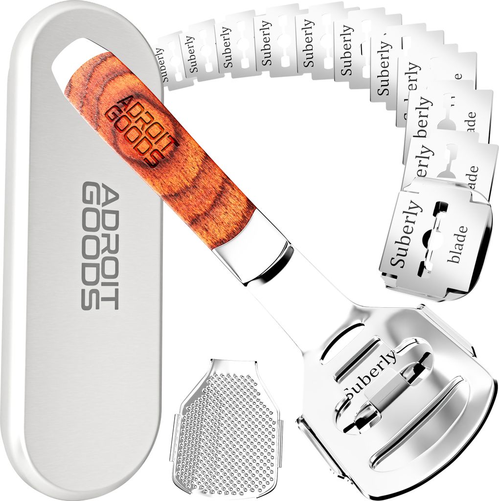 AdroitGoods Hornhautentferner Set - Fußfeile - Produktbild 