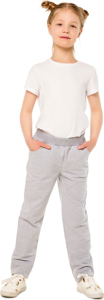 Trainingsanzüge für Mädchen Skate - Graumeliert - 134