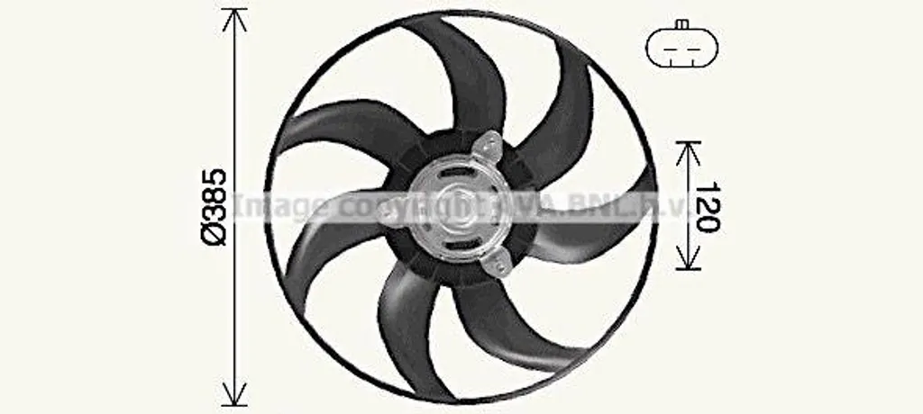 Ventilateur AVA FT7617 pour Linea - Solution refroidissement 51785109