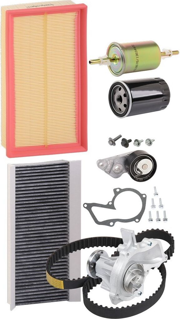 RIDEX Inspektionspaket Filterset für FORD FOCUS (DAW, DBW) FOCUS Kombi (DNW) FOCUS Stufenheck (DFW) Focus Mk1 Kasten / Kombi (DNW)