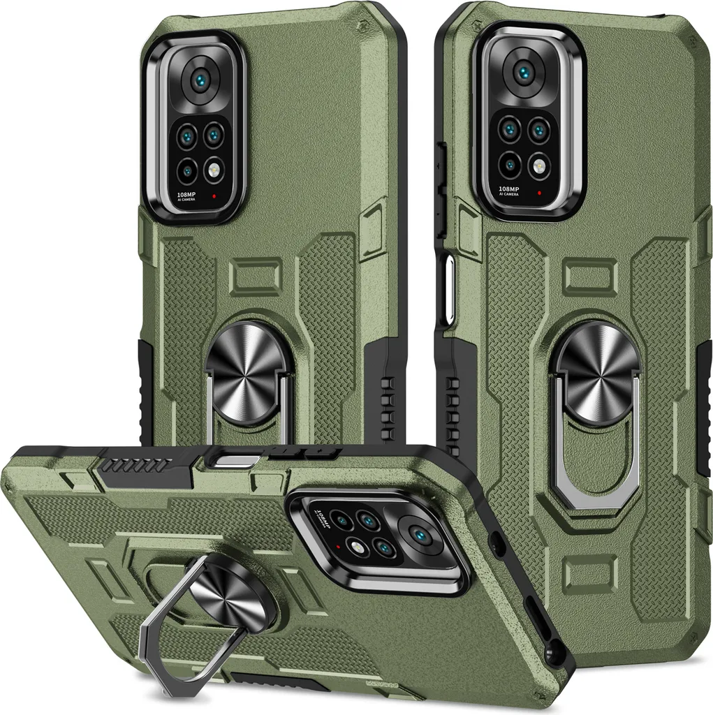 Cover Antiurto Redmi Note 11 Pro 5G Verde: Protezione Doppio Strato