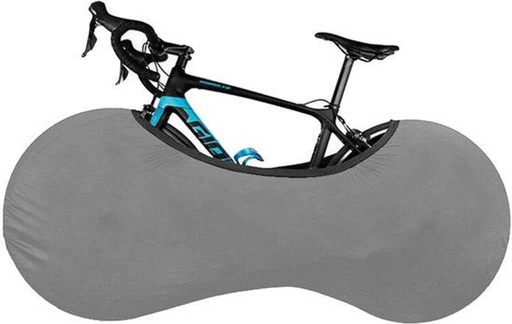 Wasserdichte graue Fahrradhulle, elastisch, stofdicht, tragbar