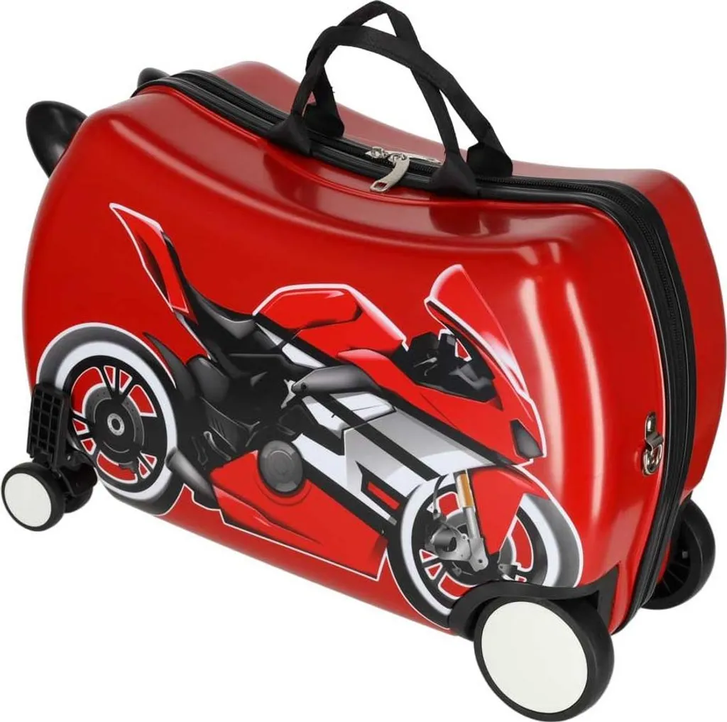 Valise à roulettes enfant robuste avec roues pivotantes silencieuses - 3