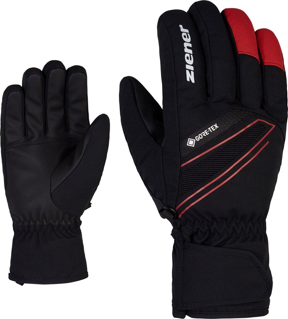 ZIENER GUNAR-Z GTX glove man BLACK. RED BLACK. RED 7,5