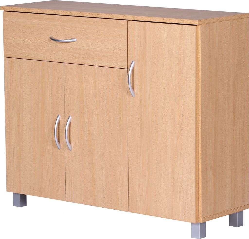 Príborník jarry buk s 1 zásuvkou a 3 dverami 90 x 75 x 30 Obrázok produktu 4