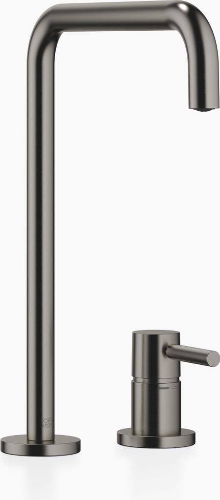 Dornbracht META SQUARE Zweilochbatterie mit Einzelrosetten, Ausladung: 235 mm, 32815861-99