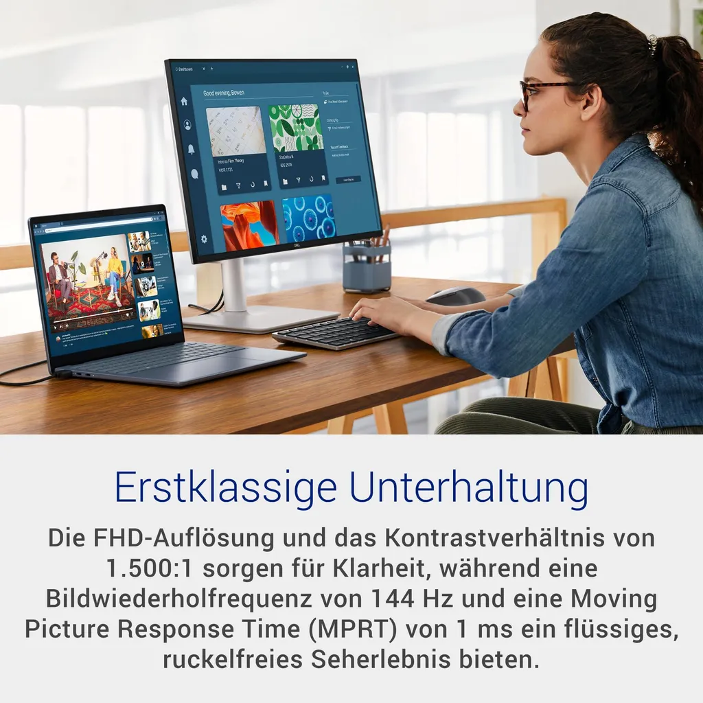 Moniteur LCD Dell S2425HSM 24 pouces pour le télétravail efficace